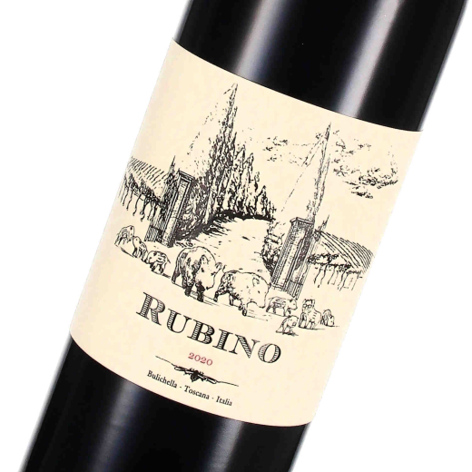 2020 Costa Toscana Rosso IGT Rubino; Azienda Agricola Bulichella