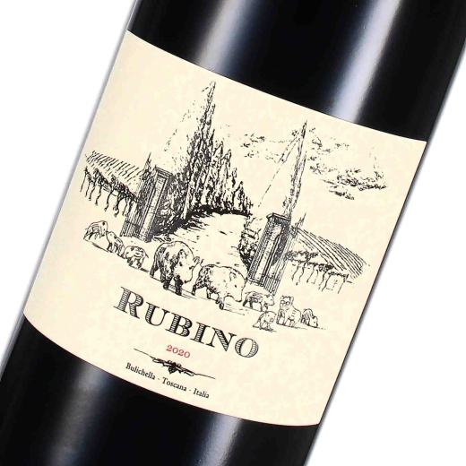 2020 Costa Toscana Rosso IGT Rubino MAGNUM; Azienda Agricola Bulichella