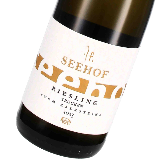 2023 Riesling trocken "Vom Kalkstein", Weingut Seehof/Florian Fauth, Rheinhessen