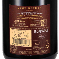 2019 Corpinnat brut nature Reserva, Llopart