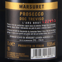 Prosecco Treviso DOC Brut LArs , Azienda Agricola Marsuret