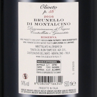 2016 Brunello di Montalcino RISERVA “Oliveto P.56” MAGNUM in der Original-Holzkiste, Tenuta Buon Tempo, Toskana