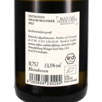 2022 Osthofener Grauburgunder trocken, Weingut Karl May, Rheinhessen