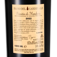 2022 Passo del Cardinale Primitivo di Manduria  ~ MAGNUM, Cantina Paolo Leo