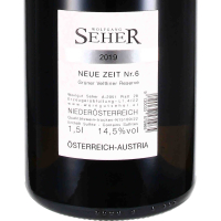 2019 Grüner Veltliner NEUE ZEIT No. 6 Reserve MAGNUM; Weingut Wolfgang Seher, Weinviertel