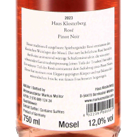 2023 Pinot Noir ROSÉ Haus Klosterberg, Weingut Markus Molitor, Mosel