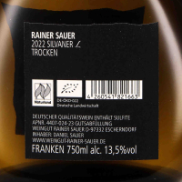 2022 Silvaner Escherndorfer Lump "L" trocken, VDP.Grosse Lage, Weingut Rainer Sauer, Franken