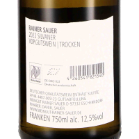 2022 Silvaner trocken, Weingut Rainer Sauer, Franken