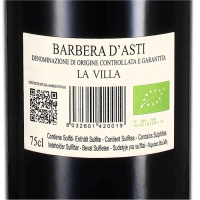 2023 Barbera dAsti DOCG; La Villa; Tenuta Olim Bauda