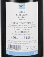 2023 Riesling trocken Estate, Wittmann, Westhofen/Wonnegau